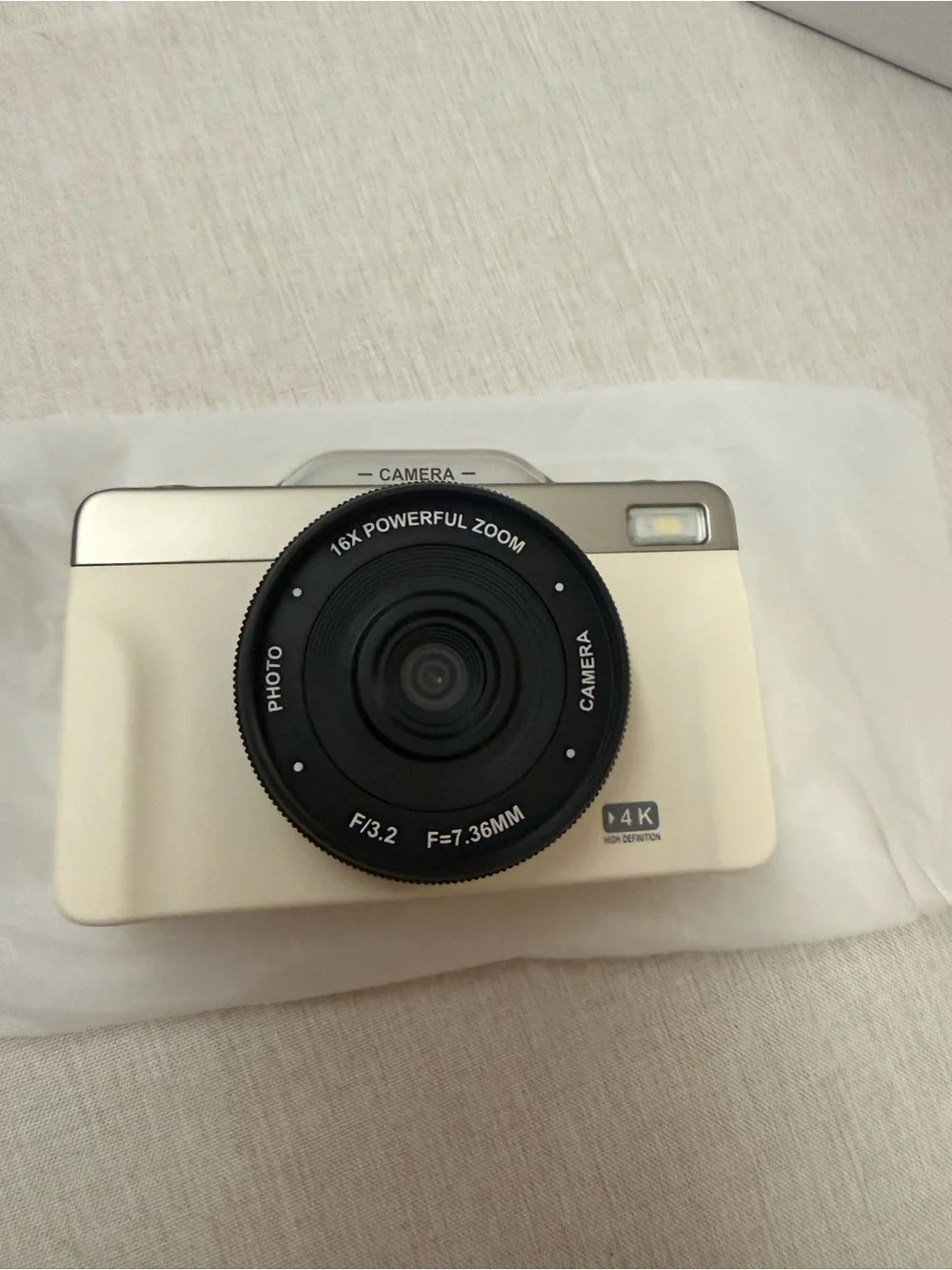 4K Digital Camera with 16X Zoom